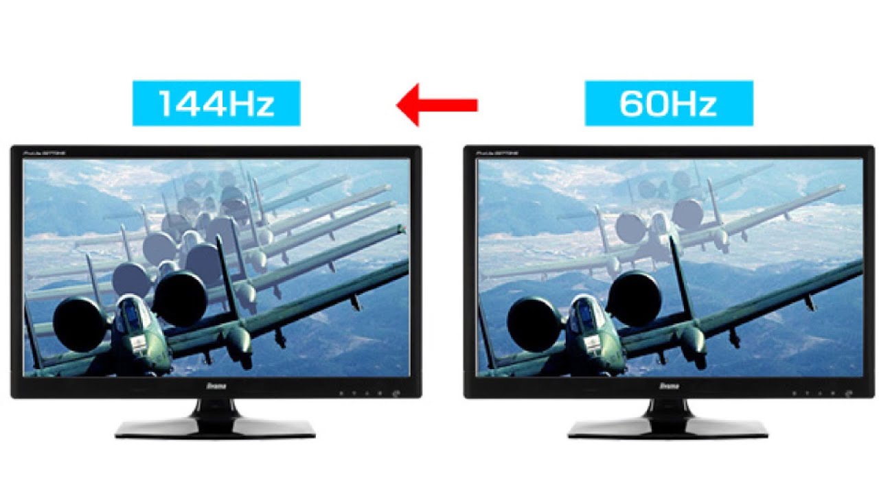 Частота обновления герц. Монитор 60 Герц и 144 Герц. Монитор 240 Герц. 60 Hz vs 144 Hz. Разница 144 и 60 Герц.