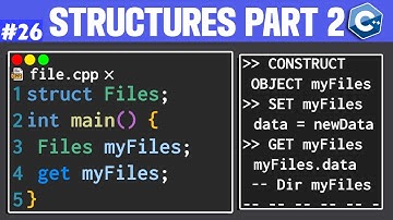 Constructors, Getters & Setters in C++ Structures