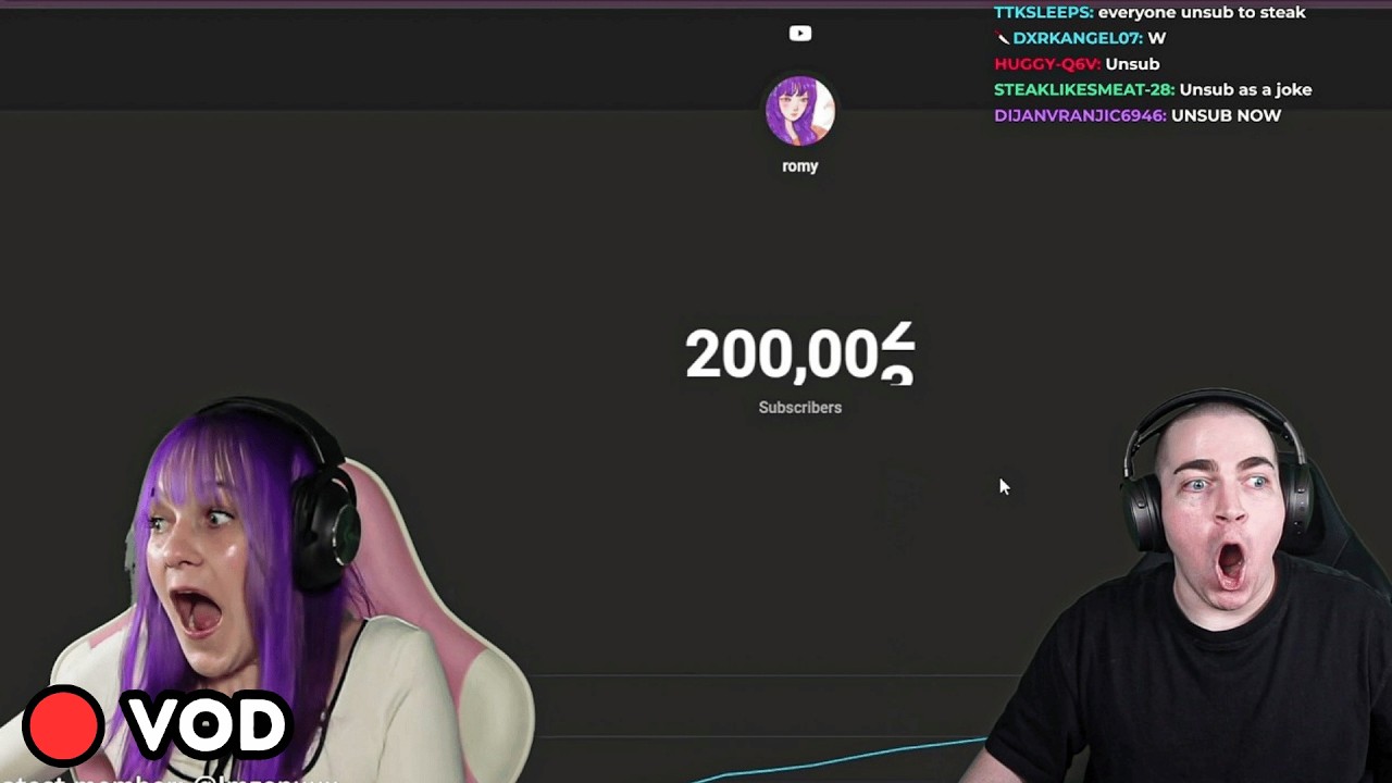 lil sis hit 200k 🥹 (VOD)