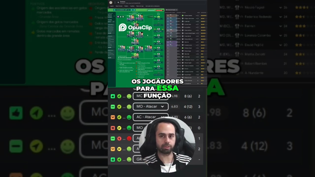 🎯 Como Montar o Time Perfeito e Escolher a Tática Ideal no Football Manager 2024!