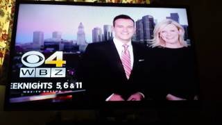 David Wade and Lisa Hughes |Weeknights At 5,6 & 11| WBZ-TV Boston ID