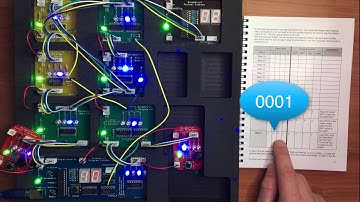 B4 Tutorials 8-10: We are building a 4-bit computer.