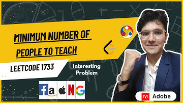 Minimum Number of People to Teach | LeetCode 1733 | Simple Solution with Intuition