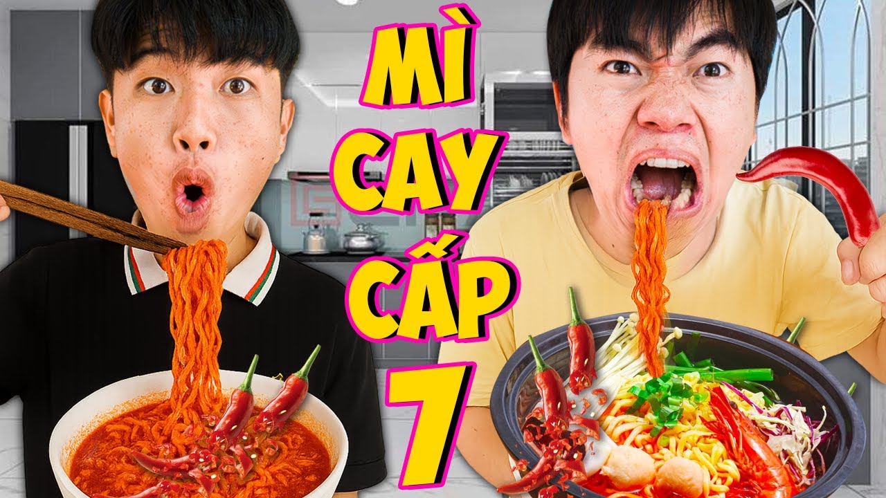 Thái Chuối Thử Thách Người Cuối Cùng Còn Ăn Mì Cay Cấp Độ Nhận Thưởng