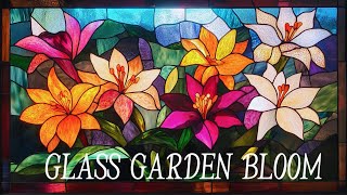Stained Glass Garden 🌸 | 3 Hours of Digital Art ✨ screenshot 2
