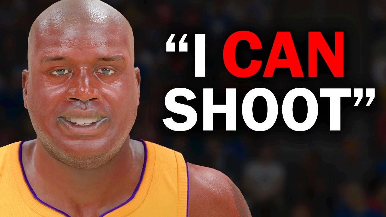 I Made Shaq a 3pt SNIPER and he BROKE the NBA