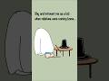 Introvert me vs guests.what do u do in this situation? #shorts #cuteanimation #relatableanimation