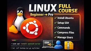 Master Linux Basics: Ubuntu, SSH, Commands & System Management