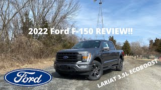 2022 Ford F-150 Lariat - REVIEW and POV DRIVE! BETTER Value Than The XLT? 2022 Ford F150 Supercrew Lariat Sport Truck Review