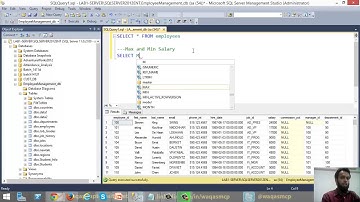Aggregate Functions in SQL SERVER 2012