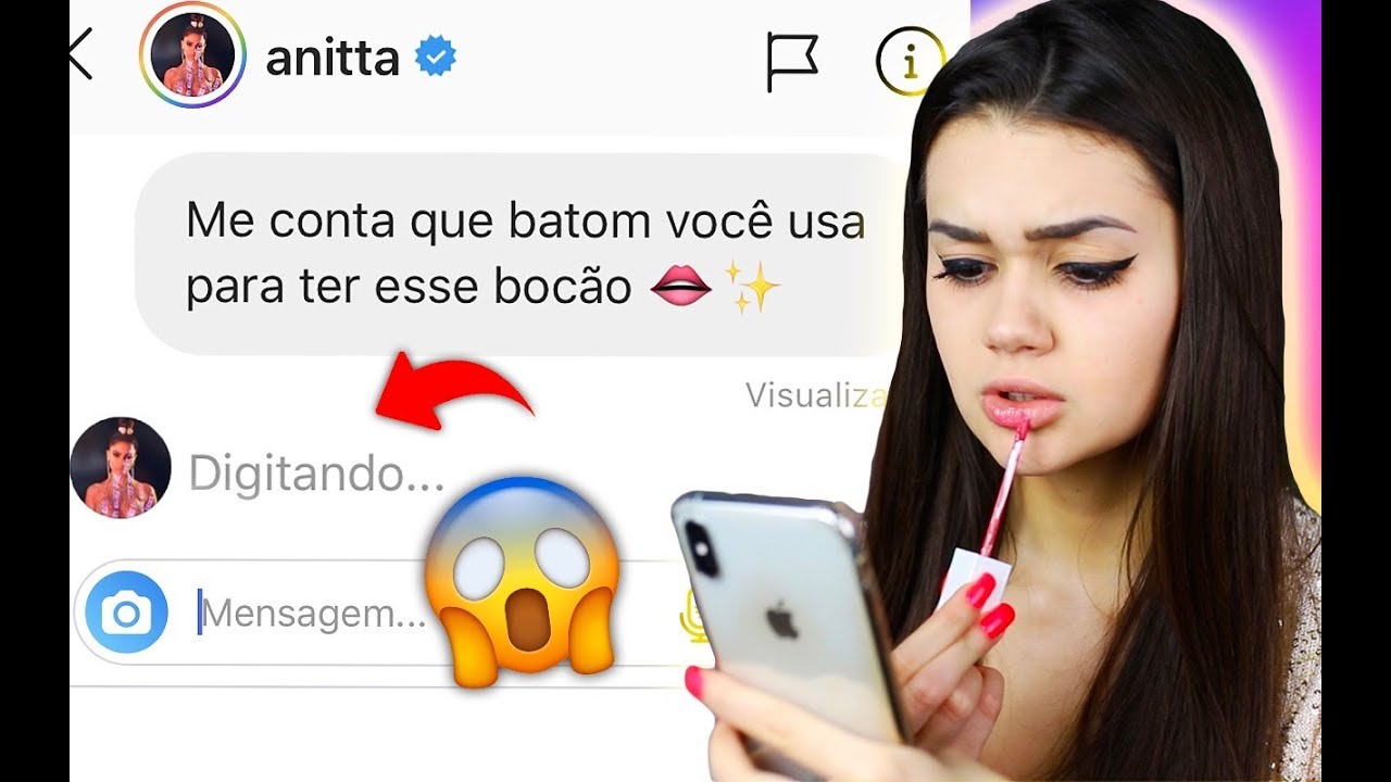 Mandando DM PARA CELEBRIDADES decidirem minha MAKE!
