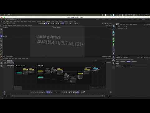 Chunking Arrays with the Slice Node - Scene Nodes for TDs