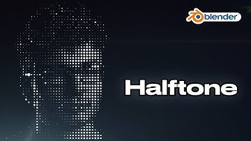 How to create the HALFTONE Effect in Blender (Geometry Nodes setup!) / FREE DOWNLOAD!