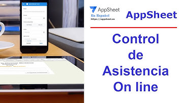 AppSheet - App para registro de asistencia On line