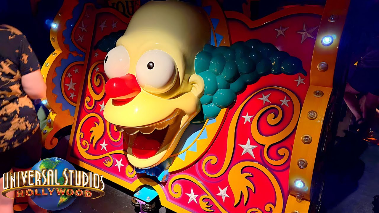 ザ・シンプソンズ NEW 2025] The Simpsons Ride - 4K POV - Universal Studios Hollywood
