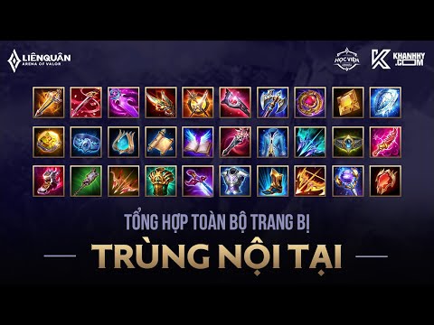 Video TỔNG HỢP NHỮNG TRANG BỊ TRÙNG NỘI TẠI TRONG LIÊN QUÂN... - youtube