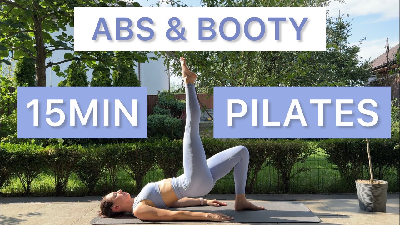 15MIN abs & booty hourglass Pilates // flat stomach & round booty // At ...