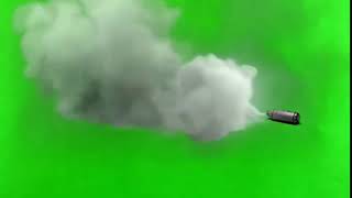 Smoke Grenades Green Screen