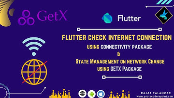 GetX Flutter Check Internet connection - using flutter connectivity |  GetX StateManagement example
