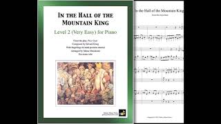In The Hall Of The Mountain King From Peer Gynt By Grieg Arranged For Level 2 Piano Solo