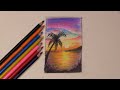 Pencil color sunset - Virtual McArt