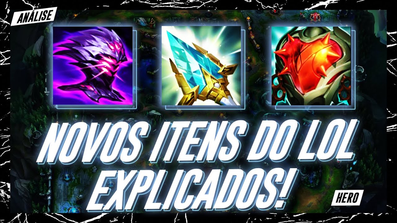 NOVOS ITENS DO LOL E Patch 12 22 YouTube