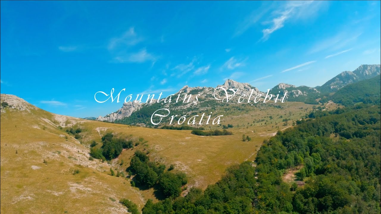 Amazing Velebit mountain range in Croatia 4K