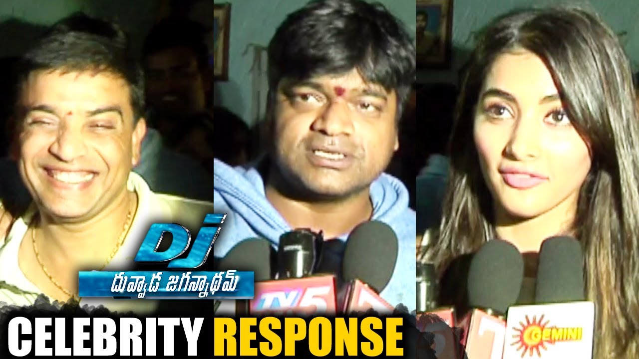 DJ Movie Celebrity Response  |  Allu Arjun, Pooja Hegde, Vamsi Paidipally