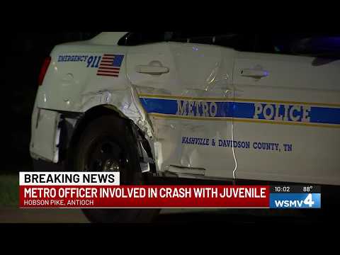Juvenile in custody after stealing Nashville Fire brush truck, hitting officer’s vehicle, police...