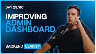 UI Standardization &amp; Admin Dashboard Improvements (Day 29)