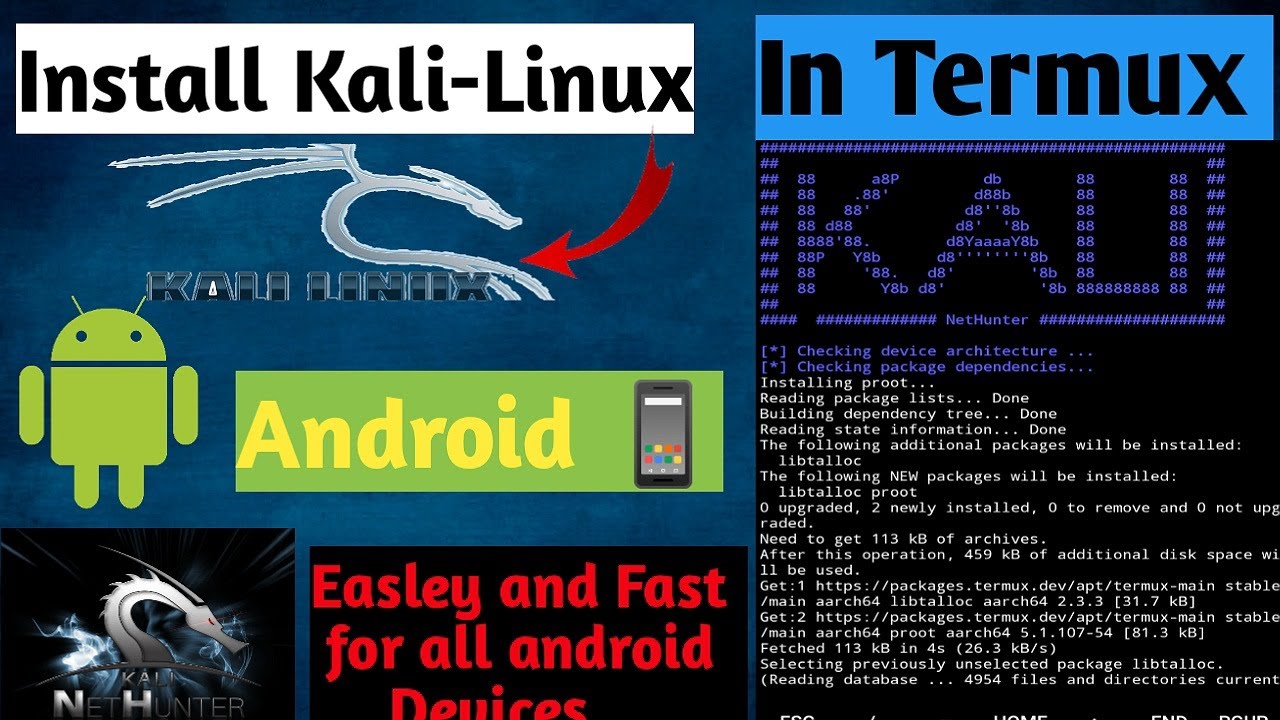 How to Install Kali Linux in Android latest method|| - YouTube