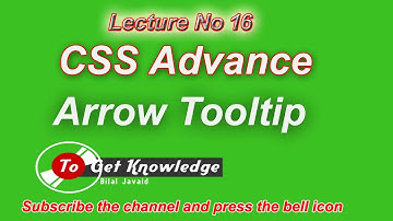 How to create arrow tooltip using Html and css in urdu|hindi