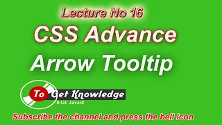 How to create arrow tooltip using Html and css in urdu|hindi