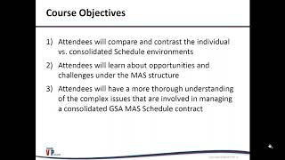 Thriving in the GSA Multiple Award Schedule MAS Consolidation World