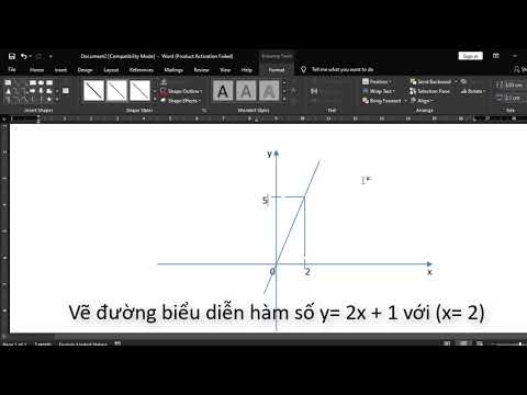 Cách vẽ đồ thị hàm số trong Word đơn giản, chi tiết