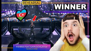 FAHREE & Ilkin Dovlatov - Özünlə Apar - Azerbaijan 🇦🇿 (Rehearsal Clip) Eurovision 2024 / REACTION Resimi