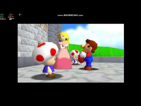 super mario 64 plus gameplay + ending - YouTube