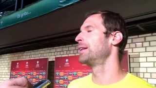 Petr Cech Interview Latvia - Czech Republic 1 : 2