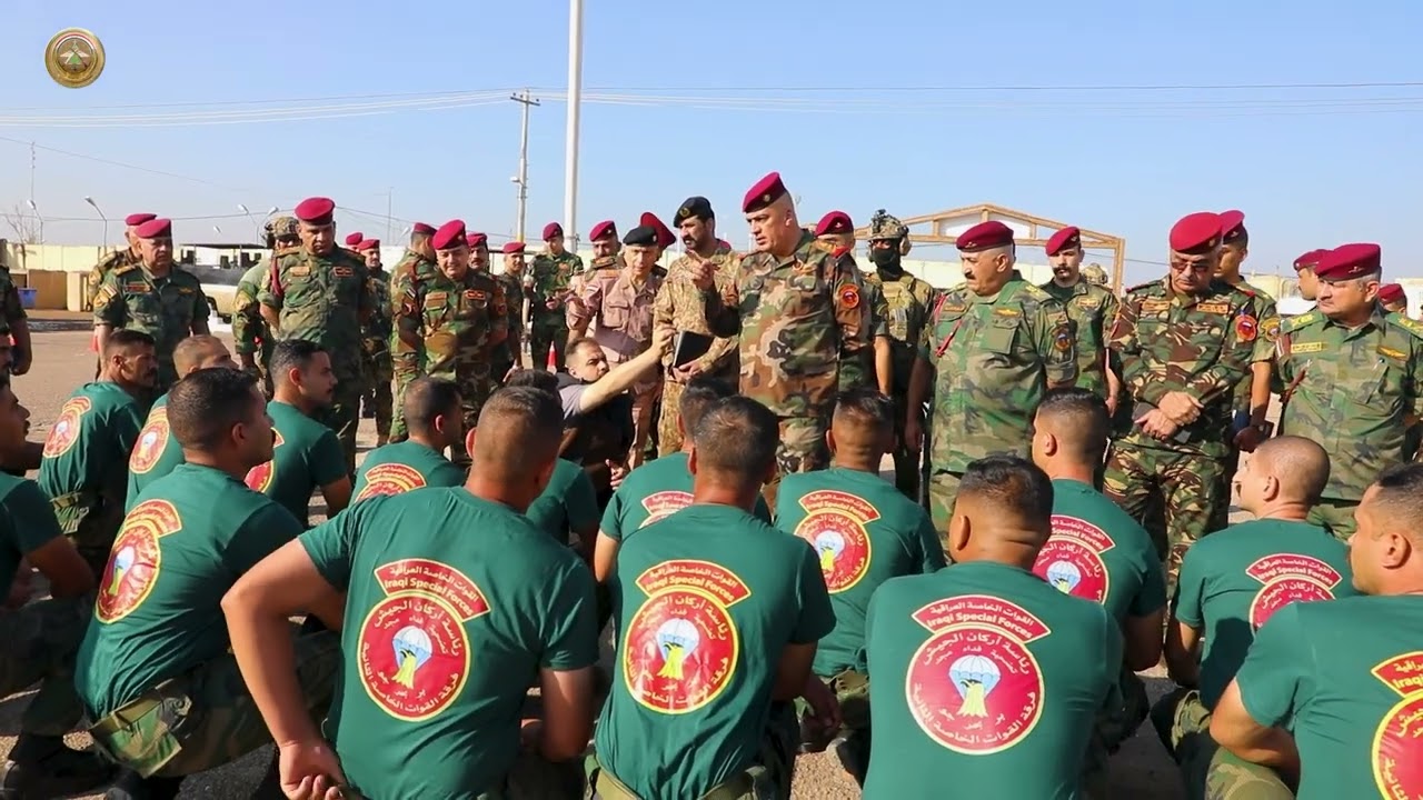 أمين السر العام يزور معسكر التاجي ويشرف على تدريب القوات الخاصة