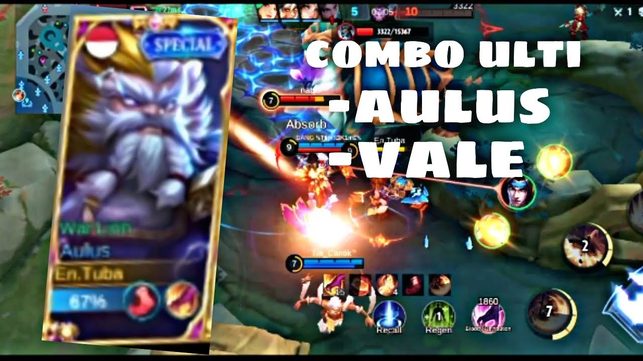 mythic kejam wkwkw | best combo ulti aulus & vale 2023 || mobile ...