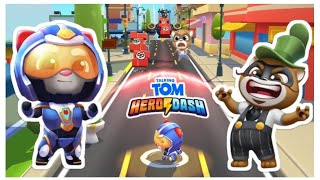 Talking Tom Hero Dash - How To Unlocked New Character Super Trooper Tom vs bosses. screenshot 5