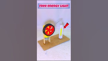 Gear motor free energy light || science project|| #project #experiment #shorts