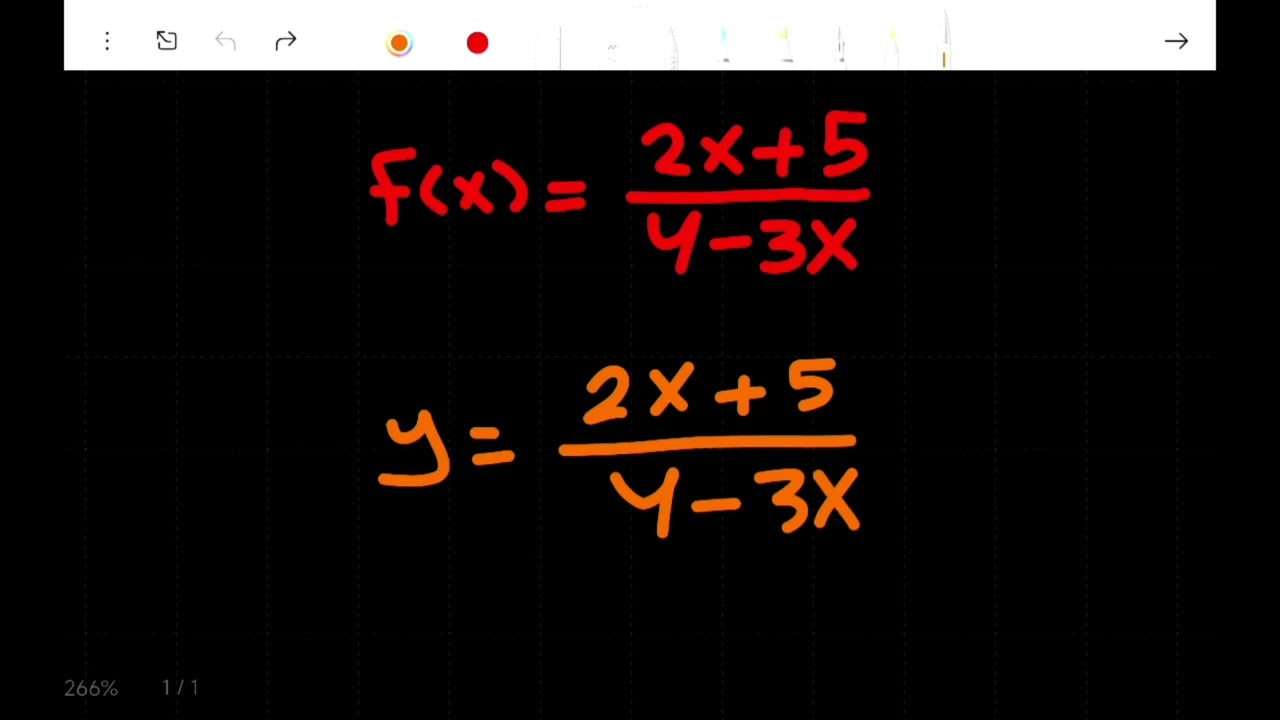 معكوس الدالة inverse of the function / رياضيات مرحلة اولى / التفاضل والتكامل 