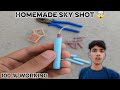 Homemade Sky Shot 🤯 Under ₹0 😱 | DIY Rocket Trick #experiment