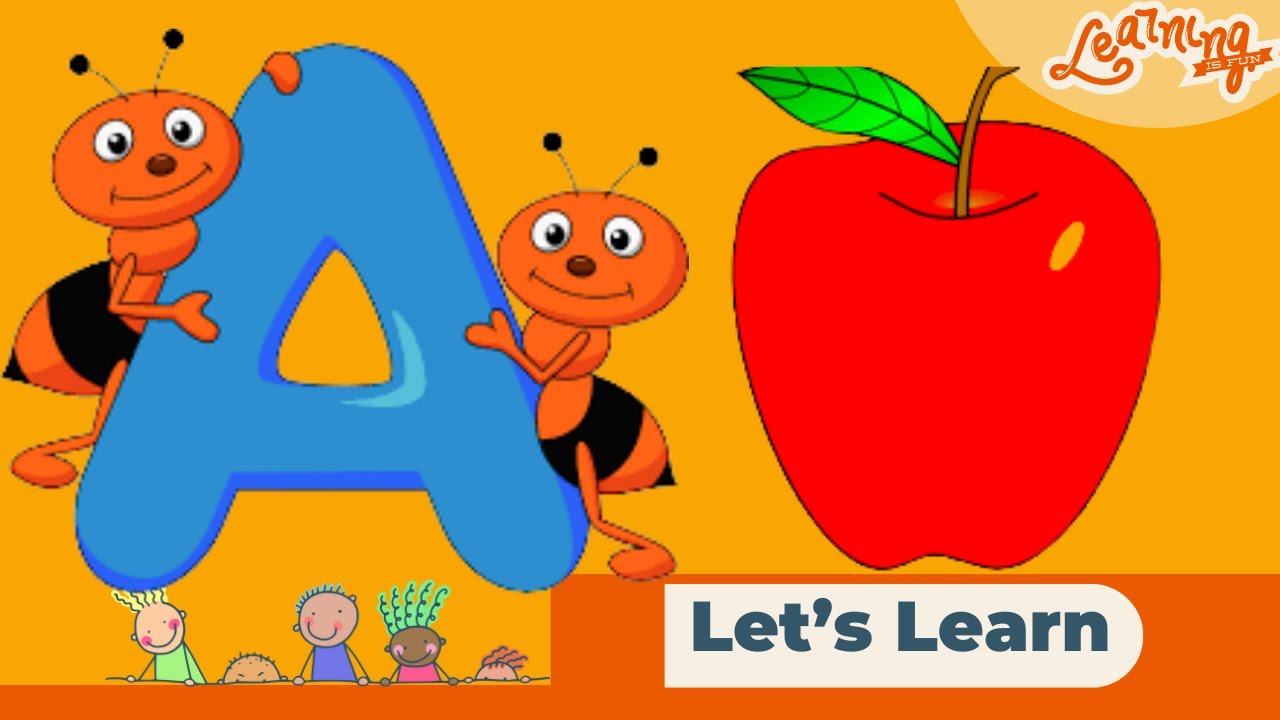 A is for Apple | Ant | Axe | ABC Learning - YouTube