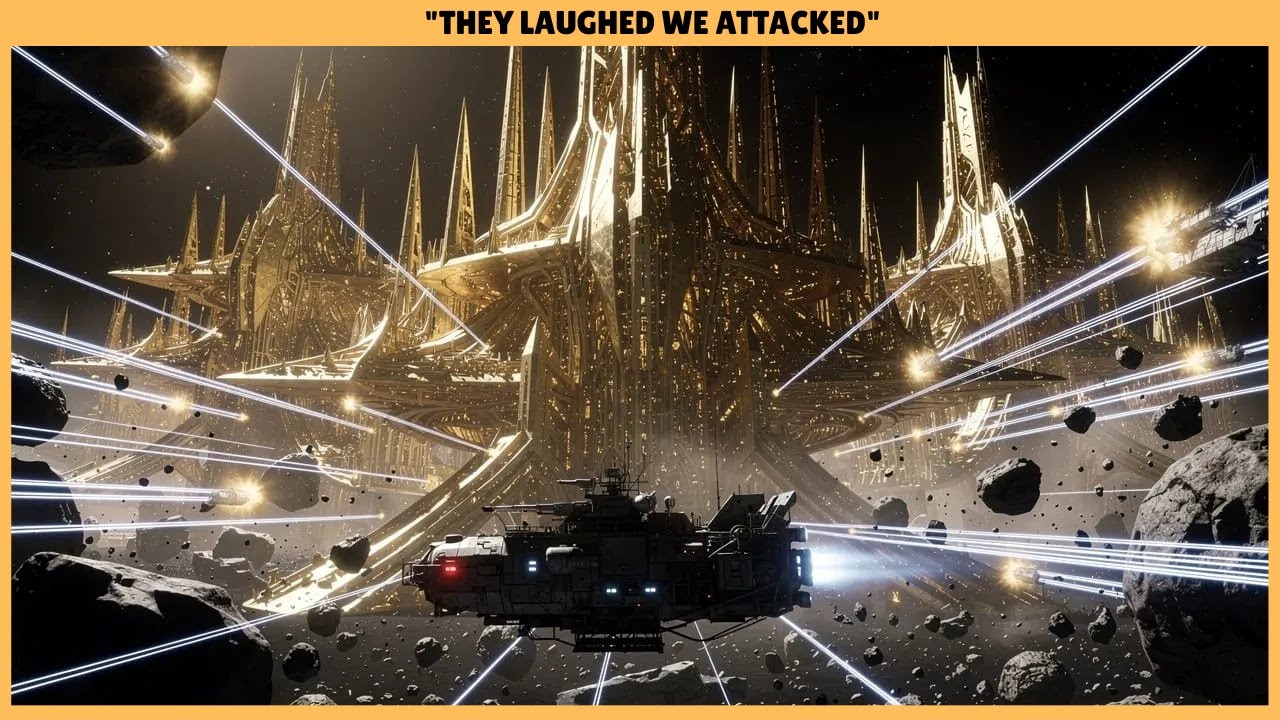 "The Alien Admiral Laughed At Human 'Rocks'... Until The Kinetic Rods Hit."