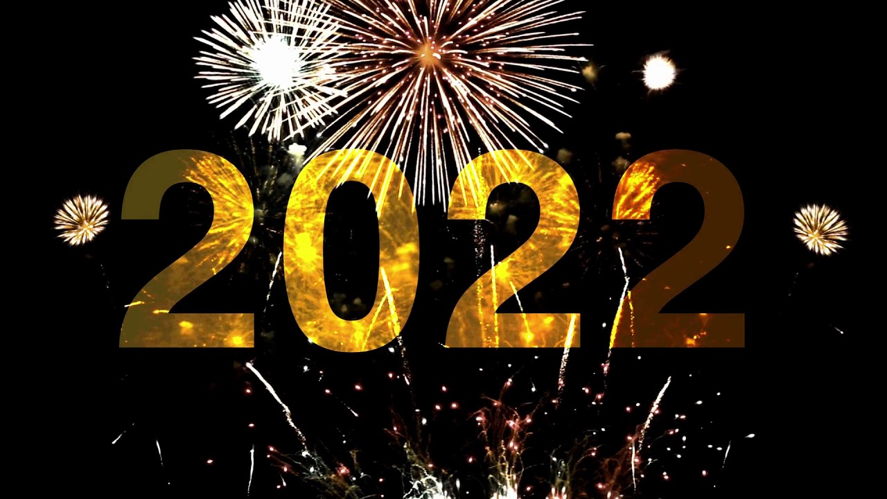 HAPPY NEW YEAR 2022 WITH FIREWORKS | 4K VIDEO |Teacher Burnz