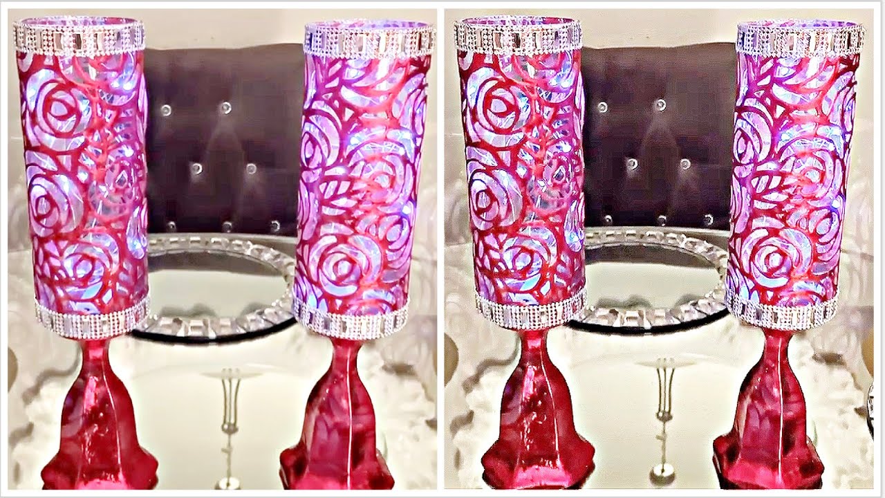 Подсвечник ко Дню святого Валентина 2025 года, сделанный своими руками из товаров Dollar Tree.