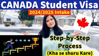 CANADA STUDY VISA PROCESS 2024| STEP-BY-STEP| CANADA STUDY PERMIT STEP BY STEP| THAT PERFECT JOURNEY