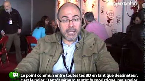 Nicolas Barral en interview pour planetebd.com